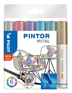 Pintor M 6er Set Metallic